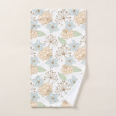 ensemble serviettes de bain fleurs de printemps (Serviette à main)