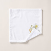 Ensemble serviettes de bain florales narcisse (Gant de toilette)