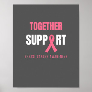 ensemble soutien cancer du sein Poster & Imprimés