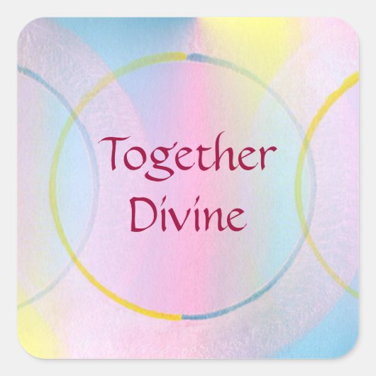 Ensemble Stickers Affirmation Divine (Devant)