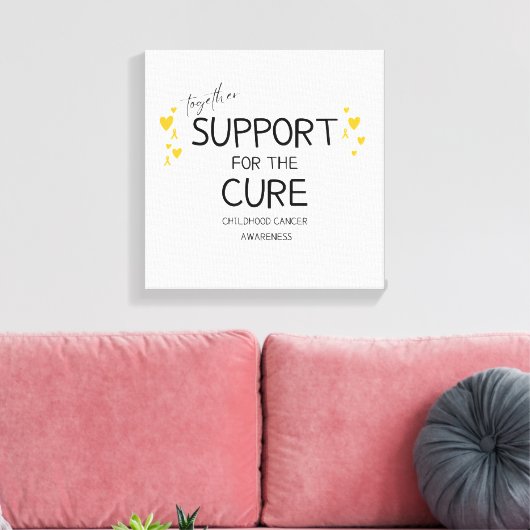ensemble.support.cure. cancer de l'enfance Toile (Insitu(Salon))