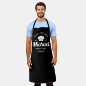 Ensemble tablier de chef de Noël Papa et enfant (Porté)