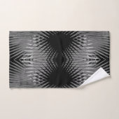 Ensemble tropical blanc noir de serviette de Bath (Serviette à main)