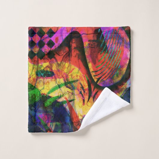 Ensemble tropical de Bath (Gant de toilette)