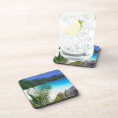 Ensemble tropical de dessous de verre de plage de (Côté Droit)