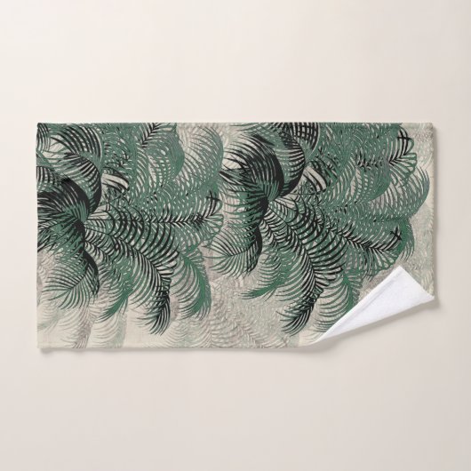 Ensemble tropical de serviette de Bath d'art de (Serviette à main)