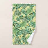 Ensemble tropical de serviette de Bath de feuille (Serviette à main)
