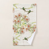 Ensemble tropical de serviette de Bath de fleurs (Serviette à main)