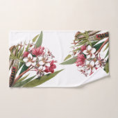 Ensemble tropical de serviette de Bath de fleurs (Serviette à main)