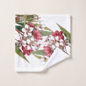 Ensemble tropical de serviette de Bath de fleurs (Gant de toilette)