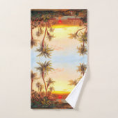 Ensemble tropical de serviette de Bath de Sun de (Serviette à main)