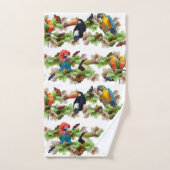 Ensemble tropical de serviette de salle de bains (Serviette à main)