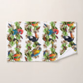 Ensemble tropical de serviette de salle de bains (Serviette à main)