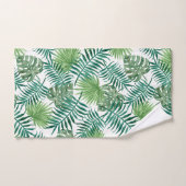 Ensemble tropical vert de serviette de salle de (Serviette à main)