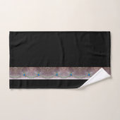 Ensemble turquoise de serviette de Bath de plumes (Serviette à main)