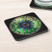 Ensemble vert de dessous de verre de liège de (Côté gauche)