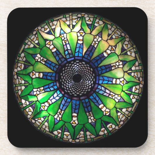Ensemble vert de dessous de verre de liège de (Devant)