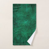 Ensemble vert élégant de serviette de l'arrière - (Serviette à main)