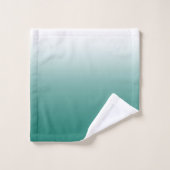 Ensemble vert turquoise de serviette de Bath de (Gant de toilette)