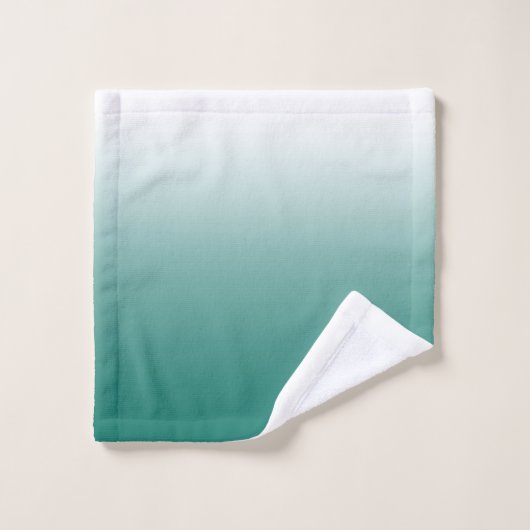 Ensemble vert turquoise de serviette de Bath de (Gant de toilette)