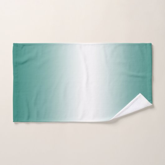 Ensemble vert turquoise de serviette de Bath de (Serviette à main)