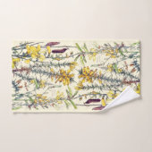 Ensemble vintage botanique de serviette de Bath de (Serviette à main)