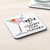 ENSEMBLES DE DESSOUS DE VERRE DE COCKTAIL, VODKA (Côté gauche)