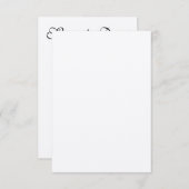 Ensembles de faire-part de mariage personnalisable (Devant / Derrière)