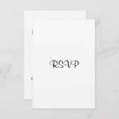 Ensembles de faire-part de mariage personnalisable (Devant / Derrière)