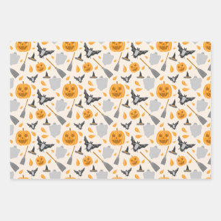 Ensembles de feuilles de papier d'emballage à moti