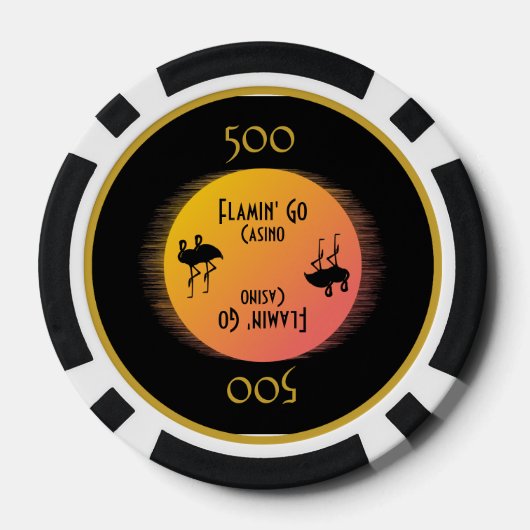 Ensembles de jetons de poker Flamingo Class Act (Verso)