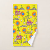 Ensembles de serviettes, #1 Joyeux Anniversaire Pr (Serviette à main)