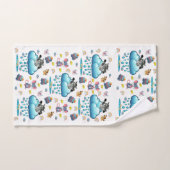 Ensembles de serviettes Chat Chien Souris Arc-en-c (Serviette à main)