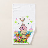 Ensembles de serviettes de bain, Cupcake Joyeux An (Serviette à main)