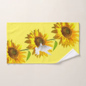 Ensembles de serviettes de bain de la colombe fleu (Serviette à main)