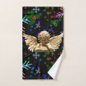 Ensembles de serviettes de bain de Noël, Ange de N (Serviette à main)