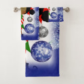 Ensembles de serviettes de bain de Noël, Elfe (En situation)