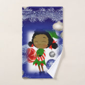 Ensembles de serviettes de bain de Noël, Elfe (Serviette à main)