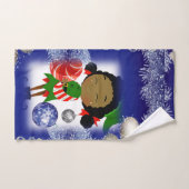 Ensembles de serviettes de bain de Noël, Elfe (Serviette à main)