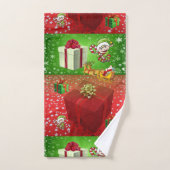 Ensembles de serviettes de bain de Noël, Elfe (Serviette à main)