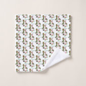 Ensembles de serviettes de bain de Noël, Elfe (Gant de toilette)