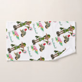 Ensembles de serviettes de bain de Noël, Elfe (Serviette à main)