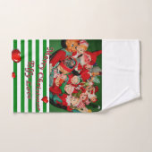 Ensembles de serviettes de bain de Noël, Elfe (Serviette à main)