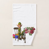 Ensembles de serviettes de bain de Noël, Elfe (Serviette à main)