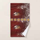 Ensembles de serviettes de bain de Noël, Jésus-Chr (Serviette à main)