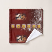 Ensembles de serviettes de bain de Noël, Jésus-Chr (Gant de toilette)