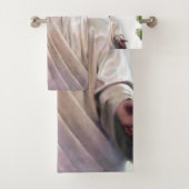 Ensembles de serviettes de bain de Noël, Jésus-Chr (En situation)