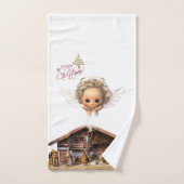 Ensembles de serviettes de bain de Noël, Jésus-Chr (Serviette à main)