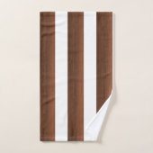 Ensembles de serviettes de bain rayés (Serviette à main)