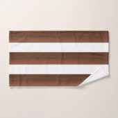 Ensembles de serviettes de bain rayés (Serviette à main)